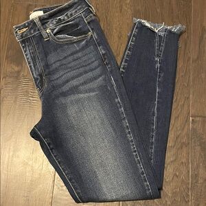 KanCan Dark Blue Ankle Jeans